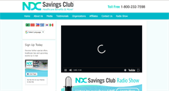 Desktop Screenshot of ndcsavingsclub.com
